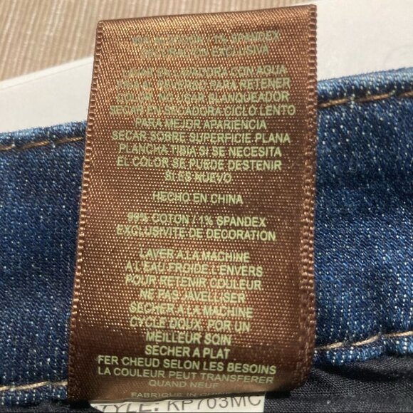 KUT FROM THE KLOTH Sz 12 So Low Straight Leg Jeans - Picture 9 of 14